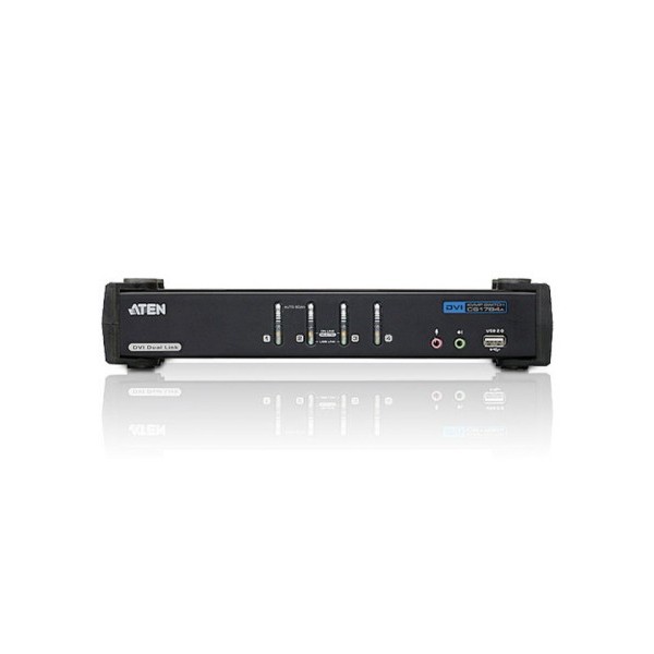 ATEN 975254 CS1784A-AT-G ATEN SWITCH KVMP DVI/AUDIO DUAL LINK USB DE 4 PUERTOS (CS1784A-AT-G)
