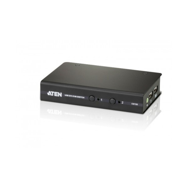 ATEN 975203 CS72D-AT Aten CS72D interruptor KVM Negro