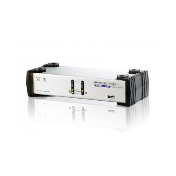 ATEN 975182 CS1742C-AT Aten CS1742 interruptor KVM Blanco