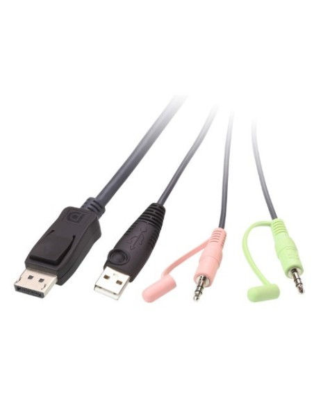 ATEN 975094 CS22DP-AT ATEN SWITCH KVM FORMATO CABLE DISPLAYPORT USB DE 2 PUERTOS SELECTOR REMOTO DE PUERTO (CS22DP-AT)