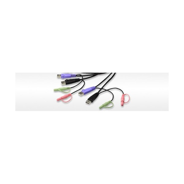 ATEN 975060 CS692-AT ATEN SWITCH KVM FORMATO CABLE HDMI/AUDIO USB DE 2 PUERTOS CON SELECTOR REMOTO DE PUERTO (CS692-AT)