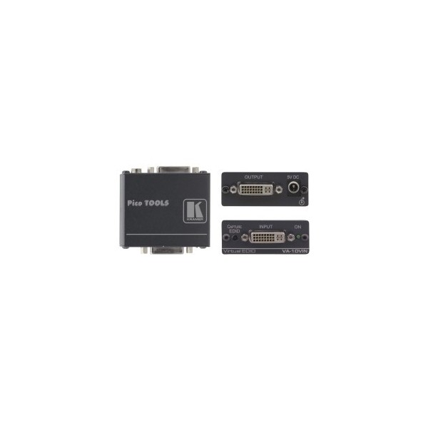 KRAMER 963923 90-70839090 Kramer Electronics VA-1DVIN extensor audio/video Transmisor y receptor de señales AV Negro