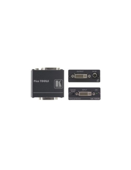 KRAMER 963923 90-70839090 Kramer Electronics VA-1DVIN extensor audio/video Transmisor y receptor de señales AV Negro
