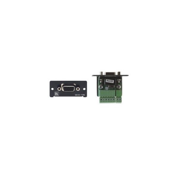 KRAMER 962971 85-737099 Kramer Electronics WX-1N adaptador de cable HD-15 Bloque de terminales Gris