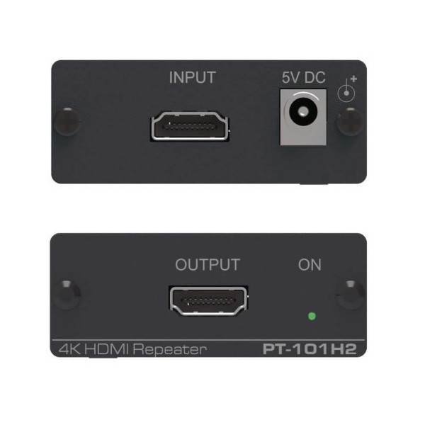KRAMER 960600 50-80409090 Kramer Electronics PT-101H2 extensor audio/video Repetidor de señales AV Negro