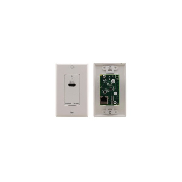 KRAMER 940836 50-80172090 Kramer Electronics WP-571/EU(W)-80 extensor audio/video Transmisor de señales AV Blanco