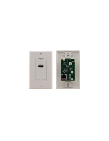KRAMER 940836 50-80172090 Kramer Electronics WP-571/EU(W)-80 extensor audio/video Transmisor de señales AV Blanco