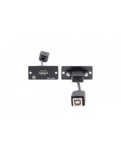 KRAMER 940801 85-0118399 Kramer Electronics WU-AB(B) placa de pared y cubierta de interruptor Negro