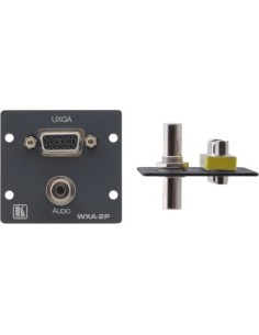KRAMER 940781 85-70580099 KRAMER ADAPTADOR FORMATO WALL PLATE DE VGA (FD-15) Y AUDIO MINI JACK 3,5MM EN AMBOS EXTREMOS PARA FRAM