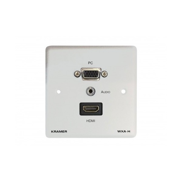 KRAMER 940764 80-000110 Kramer Electronics WXA-H/EU(W)-80 toma de corriente HDMI + VGA + 3.5mm Blanco
