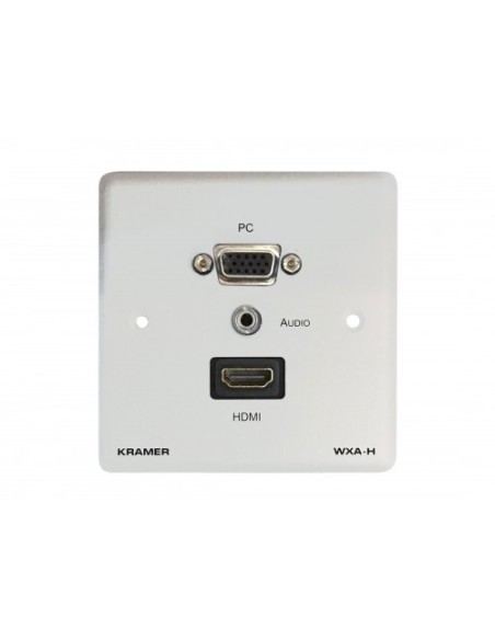 KRAMER 940764 80-000110 Kramer Electronics WXA-H/EU(W)-80 toma de corriente HDMI + VGA + 3.5mm Blanco