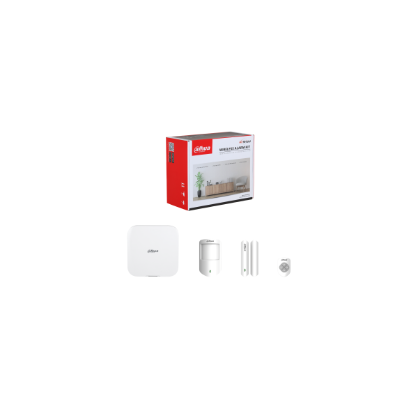 DAHUA 1410196 1.0.01.19.11086-0001 DHI-ART-ARC3800H-03-FW2(868)-V3: DAHUA KIT DE ALARMA INALAMBRICA 868MHZ, HUB 4G/WIFI/ETHERNET
