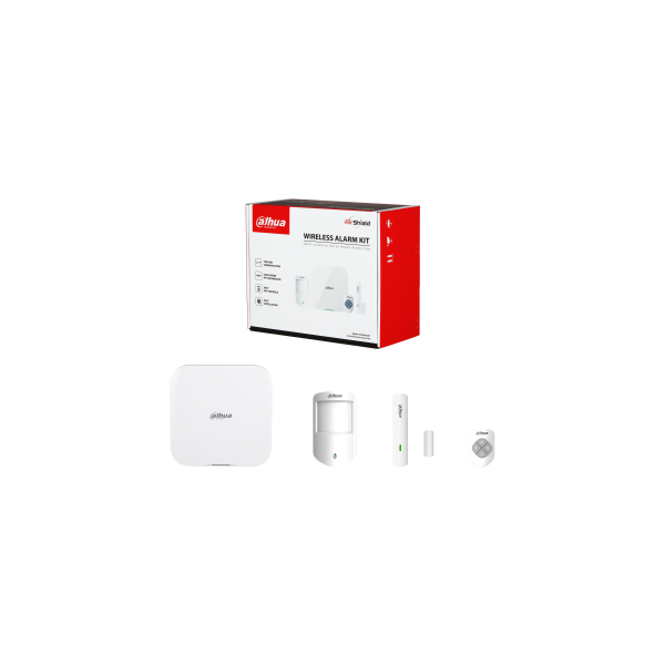 DAHUA 1410195 1.0.01.19.11086-0004 DHI-ART-ARC3800H-03-CAM-FW2(868)-V3: DAHUA KIT DE ALARMA INALAMBRICA 868MHZ CON HUB 4G/WIFI/E