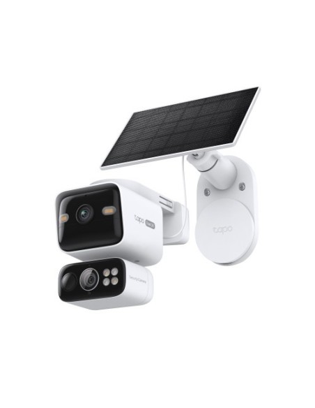 TP-LINK 1410124 TAPO C645D KIT TP-LINK TAPO C645D KIT SOLAR-POWERED DUAL-LENS PAN/TILT SECURITY CAMERA KIT SPEC:2K 3MP(2304×1296