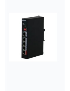 DAHUA 1405980 1.0.01.20.10754-0011 DH-PFT1500: DAHUA EXTENSOR POE DE 5 PUERTOS, 4 RJ45 10/100M POE + 1 RJ45 10/100/1000M UPLINK,