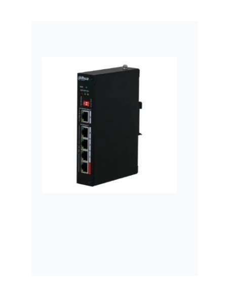 DAHUA 1405980 1.0.01.20.10754-0011 DH-PFT1500: DAHUA EXTENSOR POE DE 5 PUERTOS, 4 RJ45 10/100M POE + 1 RJ45 10/100/1000M UPLINK,