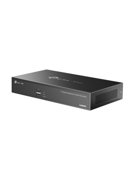 TP-LINK 1398319 VIGI NVR1004H TP-LINK GRABADOR DE VIDEO EN RED DE 4 CANALES ESPECIFICACIONES: H.265+/H.265/H.264+/H.264, RESOLUC