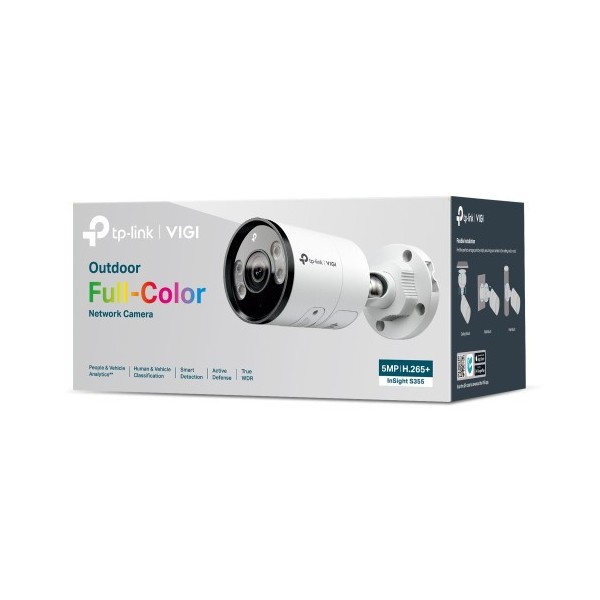TP-LINK 1393949 INSIGHT S355(2.8MM) TP-Link INSIGHT S355 Bala (forma) Cámara de seguridad CCTV Exterior 2880 x 1620 Pixeles Pare