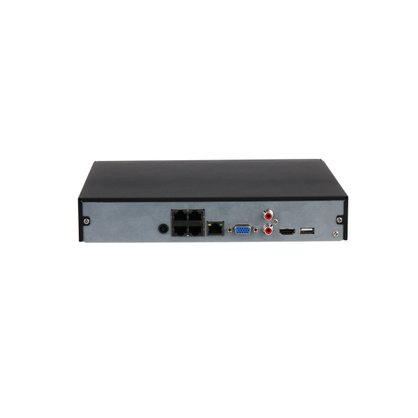 DAHUA 1393039 1.0.01.23.15693-9003 DHI-NVR4104HS-P-4KS3: DAHUA GRABADOR IP NVR 4 CANALES, COMPACT 1U, 1 HDD, LITE, DECODIFICACIO