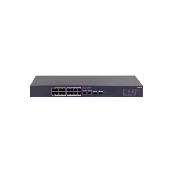 DAHUA 1383958 1.0.01.20.11254-9004 DH-CS4220-16GT-240: DAHUA SWITCH CLOUD MANAGED L2, 20 PUERTOS, 16 RJ45 GIGABIT POE + 2 RJ45 G