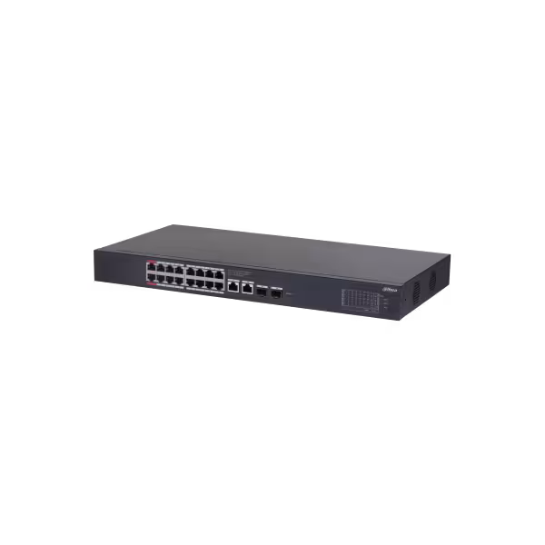 DAHUA 1383958 1.0.01.20.11254-9004 DH-CS4220-16GT-240: DAHUA SWITCH CLOUD MANAGED L2, 20 PUERTOS, 16 RJ45 GIGABIT POE + 2 RJ45 G