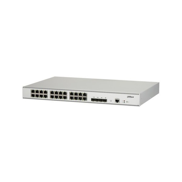 DAHUA 1383955 1.0.01.20.11345-9002 DH-SG5028X: DAHUA SWITCH GIGABIT GESTIONABLE L2+, 24 PUERTOS RJ45 10/100/1000M + 4 PUERTOS SF