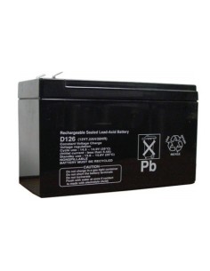 BOSCH 1376952 D126 BOSCH INCENDIO (D126) BATERÍA RECARGABLE 12V, ALIMENTACIÓN AUXILIAR, LIBRE DE MANTENIMIENTO