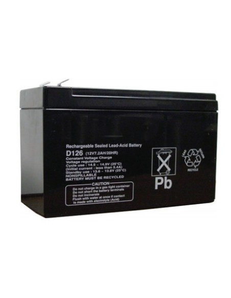 BOSCH 1376952 D126 BOSCH INCENDIO (D126) BATERÍA RECARGABLE 12V, ALIMENTACIÓN AUXILIAR, LIBRE DE MANTENIMIENTO