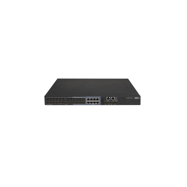 DAHUA 1383168 1.0.01.20.10959-9003 DH-S5500-24GF4XF-E-V2: DAHUA SWITCH DE AGREGACION GESTIONABLE L3, 24 PUERTOS SFP 100/1000M + 