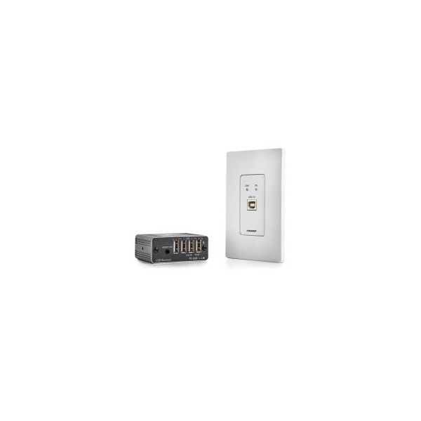 KRAMER 1382895 20-80568190 Kramer Electronics WP-2UT/R-KIT ampliador de red Transmisor y receptor de red Negro, Blanco