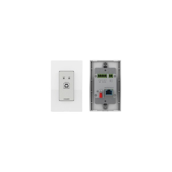 KRAMER 1382895 20-80568190 Kramer Electronics WP-2UT/R-KIT ampliador de red Transmisor y receptor de red Negro, Blanco