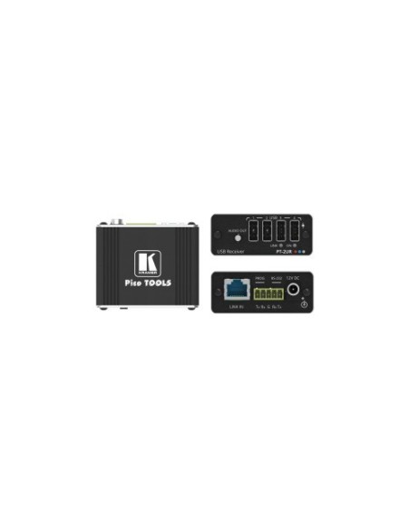 KRAMER 1382895 20-80568190 Kramer Electronics WP-2UT/R-KIT ampliador de red Transmisor y receptor de red Negro, Blanco