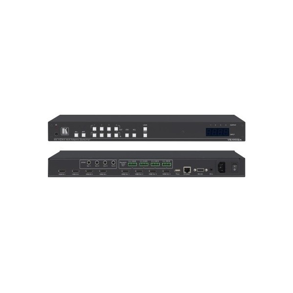 KRAMER 1382892 20-8044503011 Kramer Electronics VS-44H2A Matriz de conmutación AV