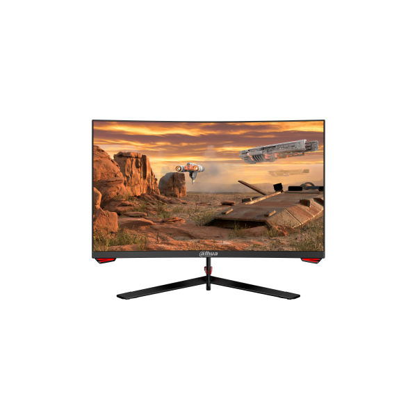 DAHUA 1382833 1.0.99.12.10204-9007 DHI-LM27-E230C-A5-V2: DAHUA MONITOR GAMING 27", PANEL VA CURVO R1500, FULL HD 1920X1080, 165H