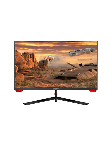 DAHUA 1382833 1.0.99.12.10204-9007 DHI-LM27-E230C-A5-V2: DAHUA MONITOR GAMING 27", PANEL VA CURVO R1500, FULL HD 1920X1080, 165H