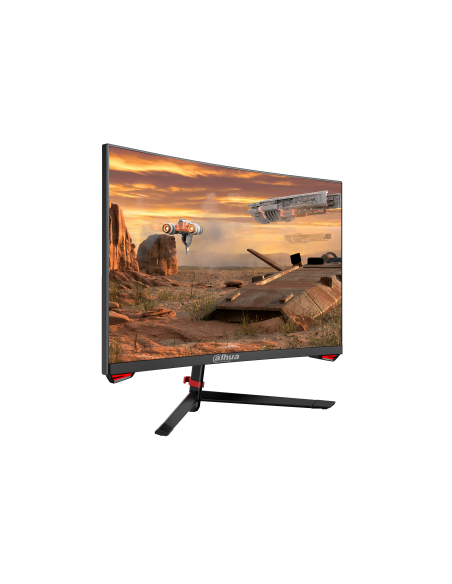 DAHUA 1382833 1.0.99.12.10204-9007 DHI-LM27-E230C-A5-V2: DAHUA MONITOR GAMING 27", PANEL VA CURVO R1500, FULL HD 1920X1080, 165H