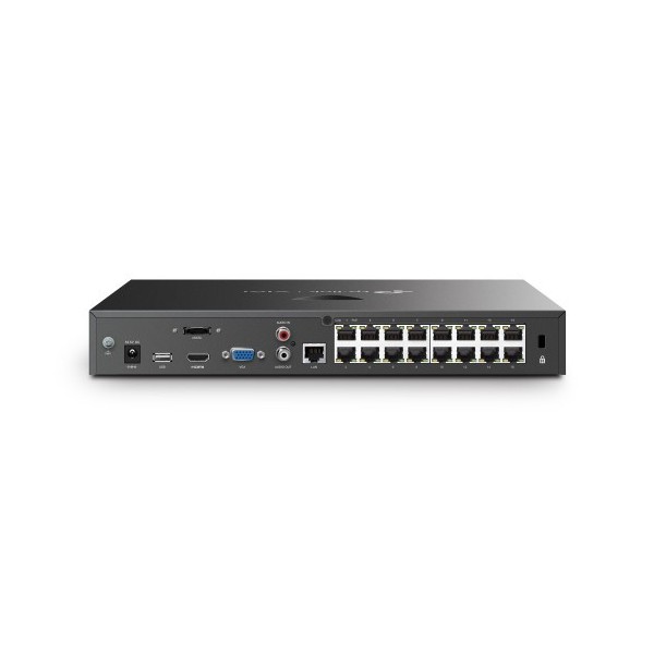 TP-LINK 1376860 VIGI NVR2016H-16P TP-Link VIGI NVR2016H-16P Grabadore de vídeo en red (NVR) Negro