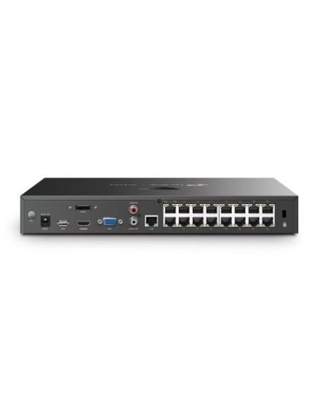 TP-LINK 1376860 VIGI NVR2016H-16P TP-Link VIGI NVR2016H-16P Grabadore de vídeo en red (NVR) Negro