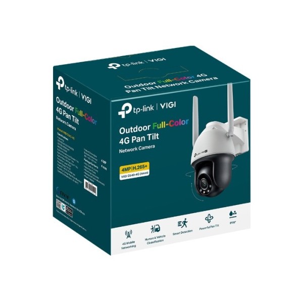 TP-LINK 1376853 VIGI C540-4G(4MM) TP-Link VIGI C540-4G Torreta Cámara de seguridad IP Interior y exterior 2560 x 1440 Pixeles Te