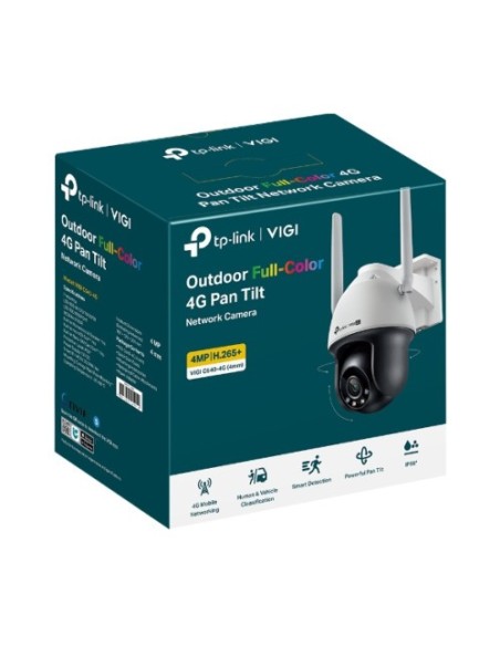 TP-LINK 1376853 VIGI C540-4G(4MM) TP-Link VIGI C540-4G Torreta Cámara de seguridad IP Interior y exterior 2560 x 1440 Pixeles Te