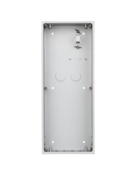DAHUA 1376529 1.0.01.15.11299 VTM128: DAHUA CAJA DE MONTAJE DE 3 MODULOS PARA VIDEOPORTERO MODULAR VTO4202F, ALUMINIO, MONTAJE S