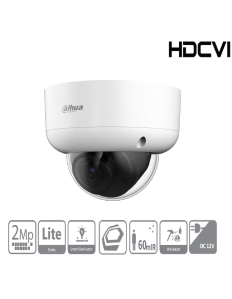 DAHUA 1375380 1.0.01.12.24840-9002 DH-HAC-HDBW1200RAP-Z-2712-S6: DAHUA CAMARA ANALOGICA HDCVI MINIDOMO ANTIVANDALICO 2MP, LENTE 