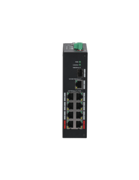 DAHUA 1373429 1.0.01.20.10608-0098 DH-PFS3110-8ET-96-V2: DAHUA SWITCH POE NO GESTIONABLE L2, 10 PUERTOS, 8 RJ45 10/100M POE + 2 