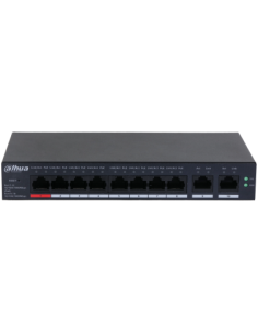 DAHUA 1374043 1.0.01.20.11244-9001 DH-CS4010-8GT-110: DAHUA SWITCH CLOUD MANAGED L2, 10 PUERTOS, 8 RJ45 GIGABIT POE + 2 RJ45 GIG 2