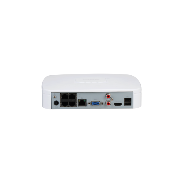 DAHUA 1372934 1.0.01.23.14927-0002 DHI-NVR4104-EI: DAHUA GRABADOR IP NVR 4 CANALES, SMART 1U, 1 HDD, WIZSENSE, IA, DECODIFICACIO