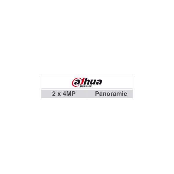DAHUA 1371418 1.0.01.04.41439-9001 DH-IPC-PDW3849P-A180-E2-AS-PV-0280B: DAHUA CAMARA IP TURRET MULTISENSOR PANORAMICA 180°, 4X8M