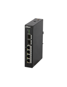 DAHUA 1371183 1.0.01.20.10190-9001 DH-PFS4206-4P-96: DAHUA SWITCH POE GESTIONABLE L2, 6 PUERTOS, 3 RJ45 10/100M POE + 1 RJ45 10/