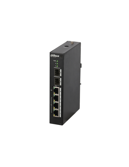 DAHUA 1371183 1.0.01.20.10190-9001 DH-PFS4206-4P-96: DAHUA SWITCH POE GESTIONABLE L2, 6 PUERTOS, 3 RJ45 10/100M POE + 1 RJ45 10/