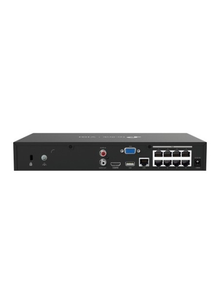 TP-LINK 1369494 VIGI NVR1008H-8P TP-Link VIGI NVR1008H-8P Grabadore de vídeo en red (NVR) Negro