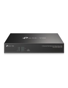 TP-LINK 1369493 VIGI NVR1004H-4P TP-Link VIGI NVR1004H-4P Grabadore de vídeo en red (NVR) Negro